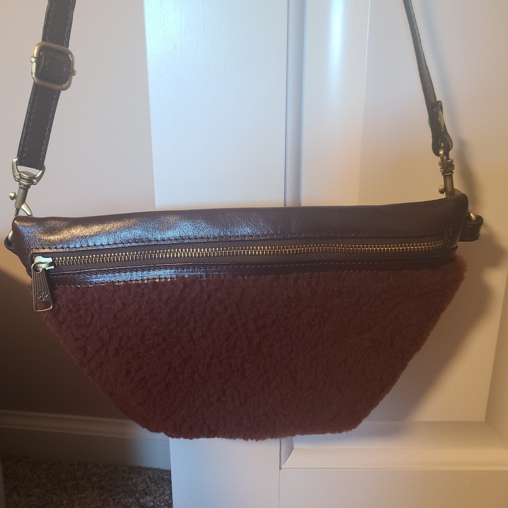 Patricia Nash Tinchi Shearling Sling Bag